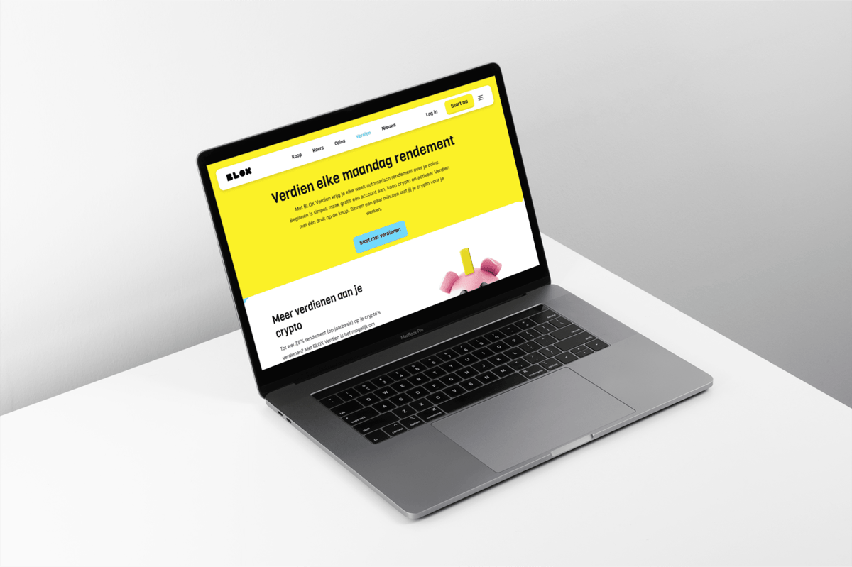 Crypto staking bij BLOX