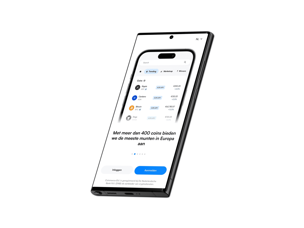 Crypto handelen bij Coinmerce