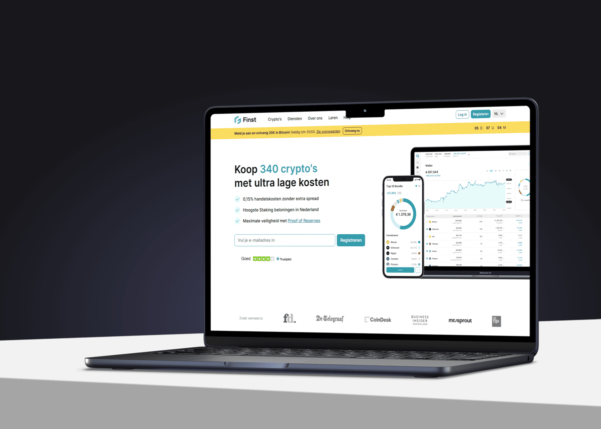 Crypto kopen bij Finst
