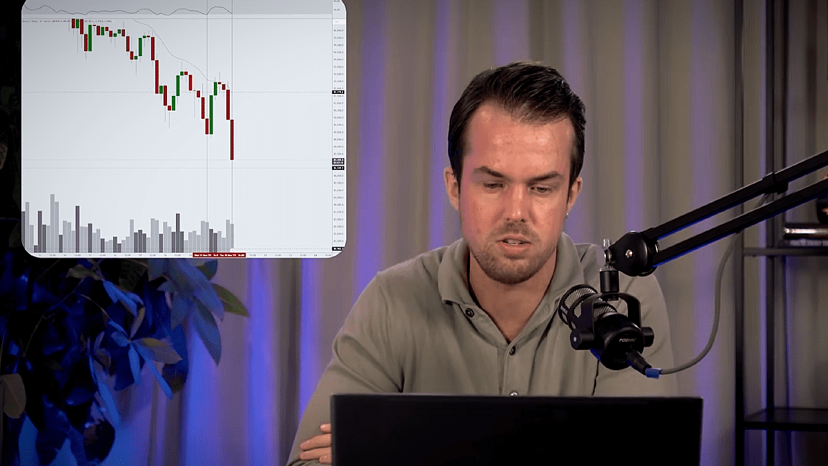 Bitcoin-expert deelt verlies van 75%: 'crypto wordt compleet gesloopt' Michael van de Poppe livestream
