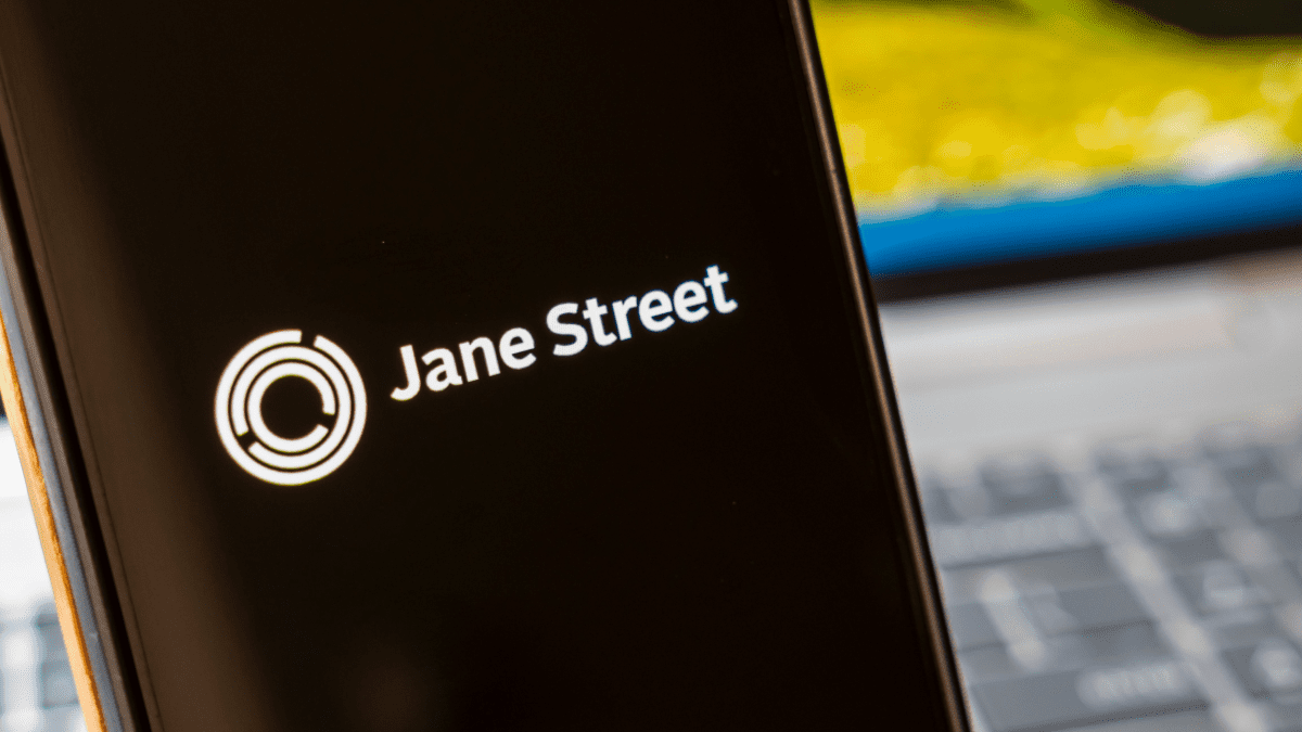 Logo van Jane Street op mobiele telefoon