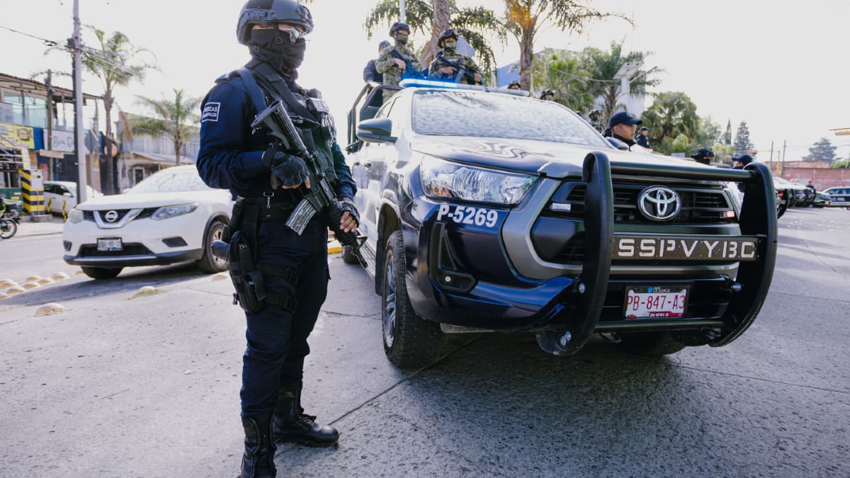 Foto van Mexicaanse speciale agenten