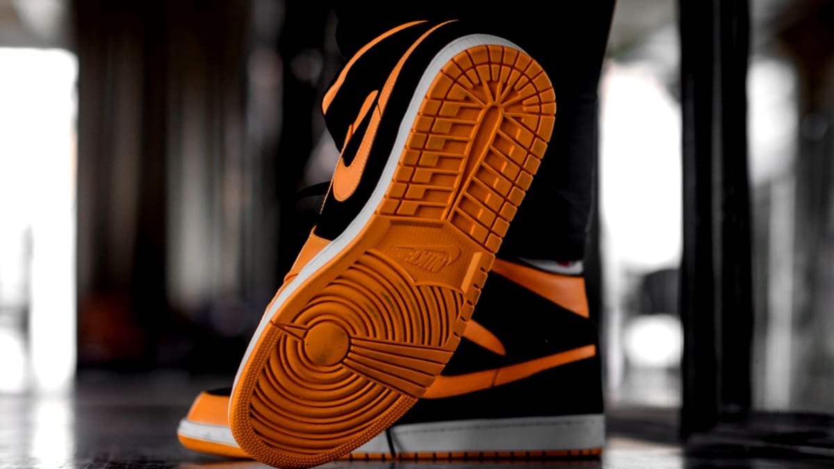 Nike Jordans Orange
