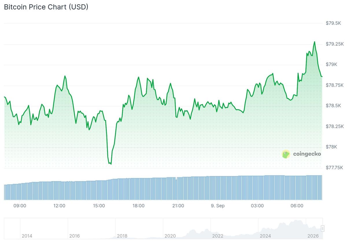Bitcoin koers CoinGecko
