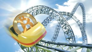 bitcoin-achtbaan Waarom deze week spannend is voor de bitcoin koers