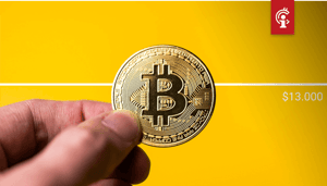 Bitcoin (BTC) koers stijgt boven de $13.000; technische indicator geeft het volgende aan