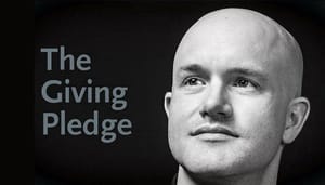 Coinbase CEO eerste cryptocurrency ondernemer in liefdadigheidsfonds The Giving Pledge