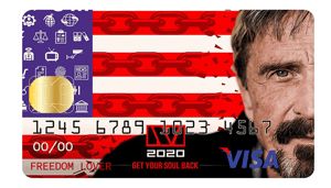 Gaat John McAfee binnenkort een bitcoin betaalpas uitbrengen?