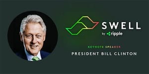 oud-president_bill_clinton_spreekt_op_Ripple_conferentie_swell oud-president_bill_clinton_spreekt_op_Ripple_conferentie_swell