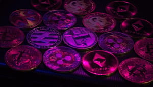 Altcoins-update-paars Ethereum, cardano en top 100 altcoins kleuren weer rood