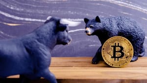 Bitcoin-btc-Bulls-bear Bitcoin koers nog steeds vast, nemen de bulls of bears de overhand?