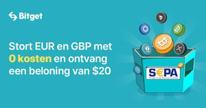 Stort EUR en GBP met 0 kosten en ontvang een beloning van $20