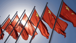 China-vlag-blockchain Coinbase alerta: la política de cryptos juega a favor de China