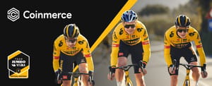 Coinmerce_jumbo-visma_web Coinmerce wordt de officiële crypto partner van Team Jumbo-Visma