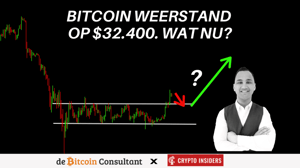 Bitcoin stuit op $32.400, kunnen de bulls de koers laten uitbreken?