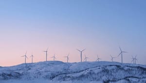 Noorwegen-windmolens-bitcoin-miners Bitcoin miners kiezen Noorwegen als thuishaven door groene energie