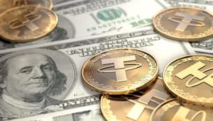 Tether-USDT-stablecoin-peg Las reservas de Tether USDT son muy dudosas, dice el ex jefe de la SEC
