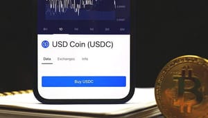 USDC-stablecoin-bitcoin USDC-stablecoin is alle groei sinds LUNA-crash weer kwijt