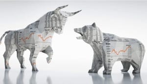 bears-bulls-bitcoin-koers Bitcoin zakt weer, trekken de bulls of bears harder aan de koers?