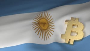 Argentina dibuja en el mapa la "₿" de Bitcoin más grande del mundo
