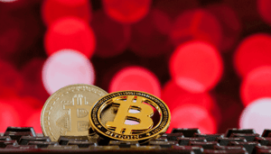 bitcoin-btc-munten-rood Bitcoin koers kleurt rood, maar investeerders blijven accumuleren