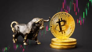 bitcoin-bull Bitcoin herstelt sterk na FOMC minutes, data toont bullish sentiment