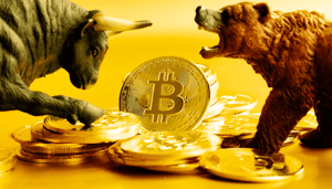 bitcoin-bulls-bears Bitcoin stijgt iets ondanks hogere CPI, grote beweging kan nog volgen
