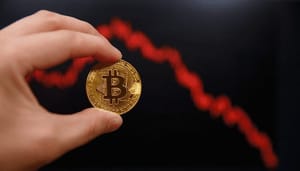 bitcoin-grafiek-daling-1 Bitcoin koers stuitert na dip, maar analist waarschuwt voor komende dagen