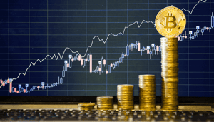 bitcoin-grafiek-stapel-munten Bitcoin maakt flinke bounce, toch een eindejaarssprint?