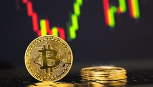 bitcoin-koers-grafiek Bitcoin maakt flinke sprong, kan koers eindelijk uit patroon breken?