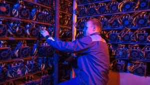 bitcoin-miner Bitcoin rekenkracht blijft groeien, ondanks relatief lage inkomsten