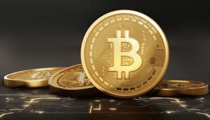bitcoin-munten-1 Bitcoin koers vormt mogelijk bullish patroon op lage tijdframe, aldus analist