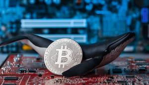 bitcoin-whale-2 Bitcoin worstelt met $30.000 terwijl whales en miners voor winst kiezen