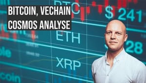 Bitcoin, vechain en cosmos koers analyse