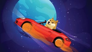 dogecoin-auto-musk-nieuwsupdate Crypto Insiders weekupdate: Dogecoin stijgt door Musk, en meer nieuws!