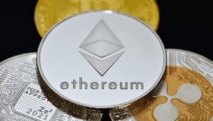 ethereum-coin Ethereum stijgt hard, lido harder, crypto-markt terug boven $1 biljoen