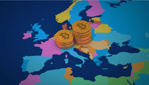 europa-bitcoin Europeanen moeten mogelijk al hun crypto transacties doorgeven