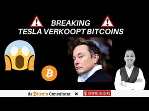 rO37IleFt84-SD Welk effect heeft bitcoin verkoop van Tesla? John bekijkt de koers