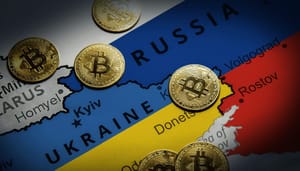 rusland-oekraine-btc Hacker stal honderden bitcoins van Russen en doneerde ze aan Oekraïne