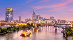 Nashville,,Tennessee,Downtown,Skyline,At,Twilight Amerikaanse staat wil cryptovaluta op de balans zetten