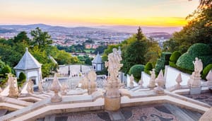The,Bom,Jesus,Do,Monte,Sanctuary,Is,Located,In,The Huis in Portugal wordt verkocht voor 3 bitcoins