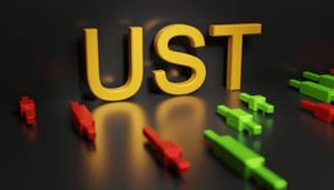 terra-UST-stablecoin Terra's door bitcoin ondersteunde stablecoin haalt Binance USD in