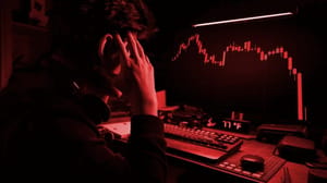 Dalende crypto koers
