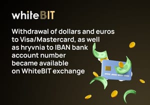 whitebit-exchange Dollars en euro's opnemen vanaf nu mogelijk op crypto exchange WhiteBIT