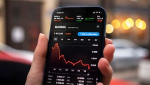 Google-aandelen-dalen-bitcoin-stijgt Opvallende verschuiving: Bitcoin breekt zich los van aandelen