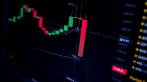 Bitcoin koers keldert snel, crypto markt kleurt rood Bitcoin koers keldert snel, crypto markt kleurt rood