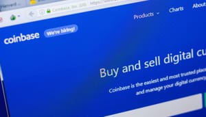 Coinbase-crypto-exchange Crypto exchange Coinbase slecht beoordeeld door enorme bank