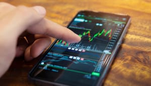 XRP stijgt plots 18% in een uur, analist deelt mogelijk prijsdoel Crypto koers op telefoon waar analist naar wijst