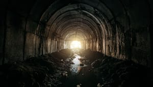bitcoin-hope-light-tunnel 'Bitcoin ETF's hebben slechte prestaties, maar er is hoop'