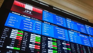 aandelen crash Aandelenbeurzen diep in het rood, Japanse handel ligt zelfs stil